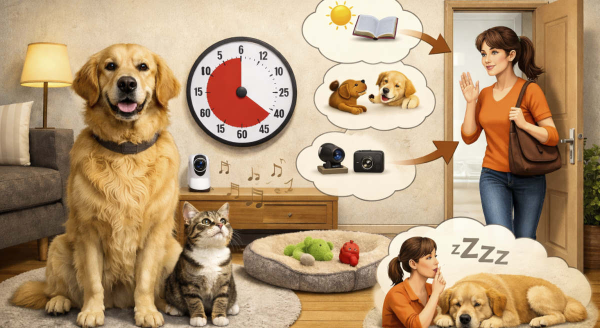 Alleine bleiben trainieren – Hund bleibt ruhig zuhause